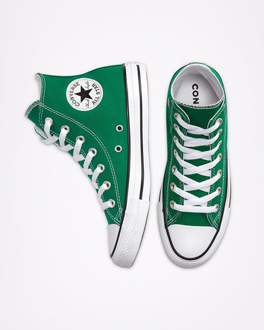 Tenisky Vysoke Converse Chuck Taylor All Star Klasické Damske Zelene Biele | SK KBWZ56